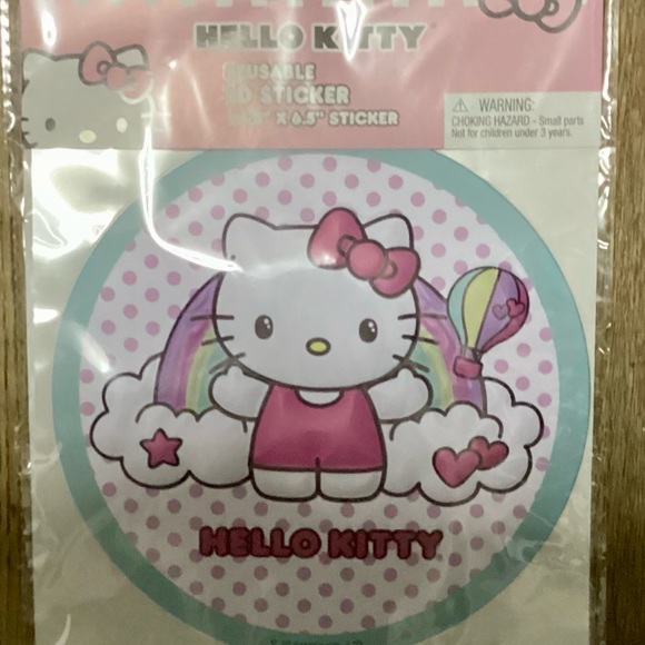 HELLO KITTY 3D REUSABLE STICKER LOT - Picture 2 of 4